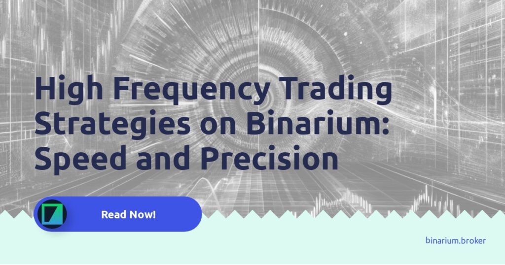 Graphic illustrating key components and strategies of high frequency trading.