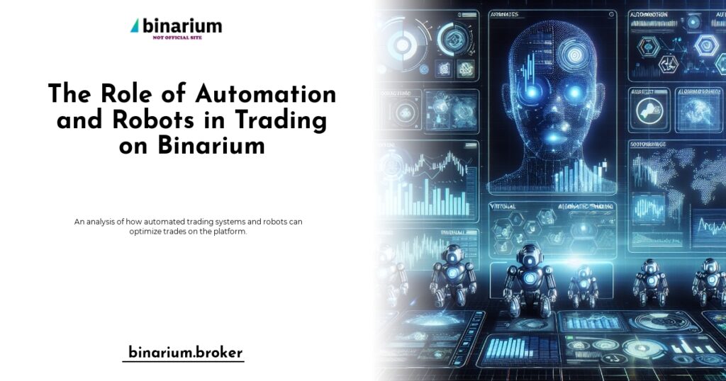 Visualization of Binarium Bot trading algorithm in action.