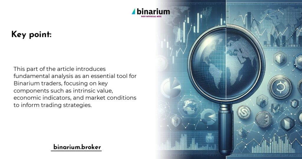 A trader analyzing economic indicators and asset values on Binarium's platform.