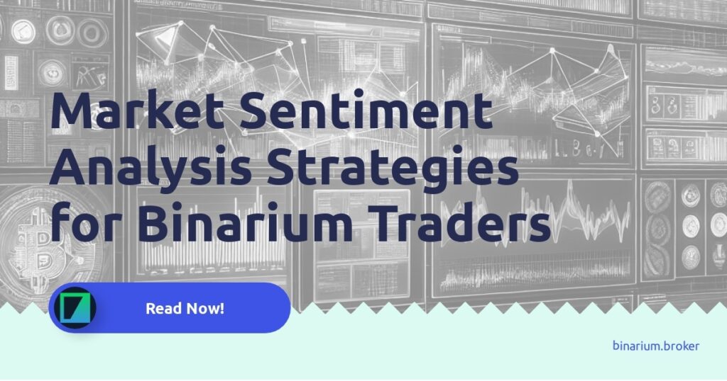 Visual representation of market sentiment indicators for cryptocurrency traders on Binarium.