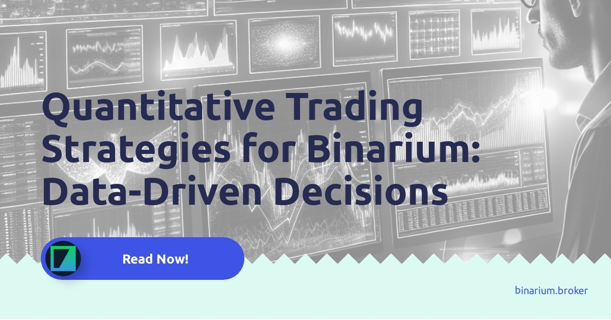Trader analyzing quantitative data for effective trading strategies on Binarium.