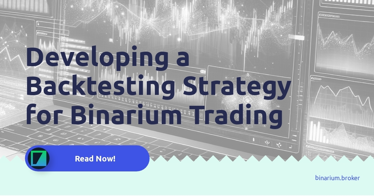 Chart showcasing backtesting results from Binarium trading strategies.
