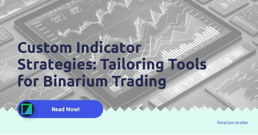 Visual representation of custom indicators used in Binarium trading strategies.